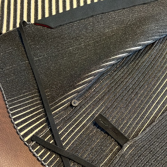 Tory Burch • Plaited Rib-Knit Wrap Shawl Cardigan - Picture 10 of 16